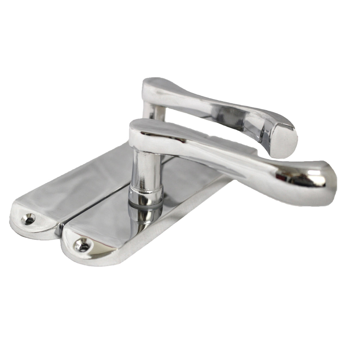 Marketplace JPG companion for Cadenza Door Handles on Backplate Chrome Scroll Tubular Latch Set
