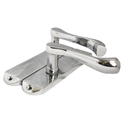 Marketplace JPG companion for Cadenza Door Handles on Backplate Chrome Scroll Tubular Latch Set
