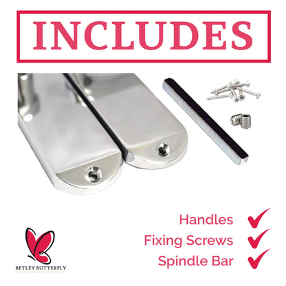 Marketplace JPG companion for Multipack Cadenza Door Handles on Backplate Chrome Scroll Latch Handle 1/2/4/6 Pairs - 178mm X 38mm