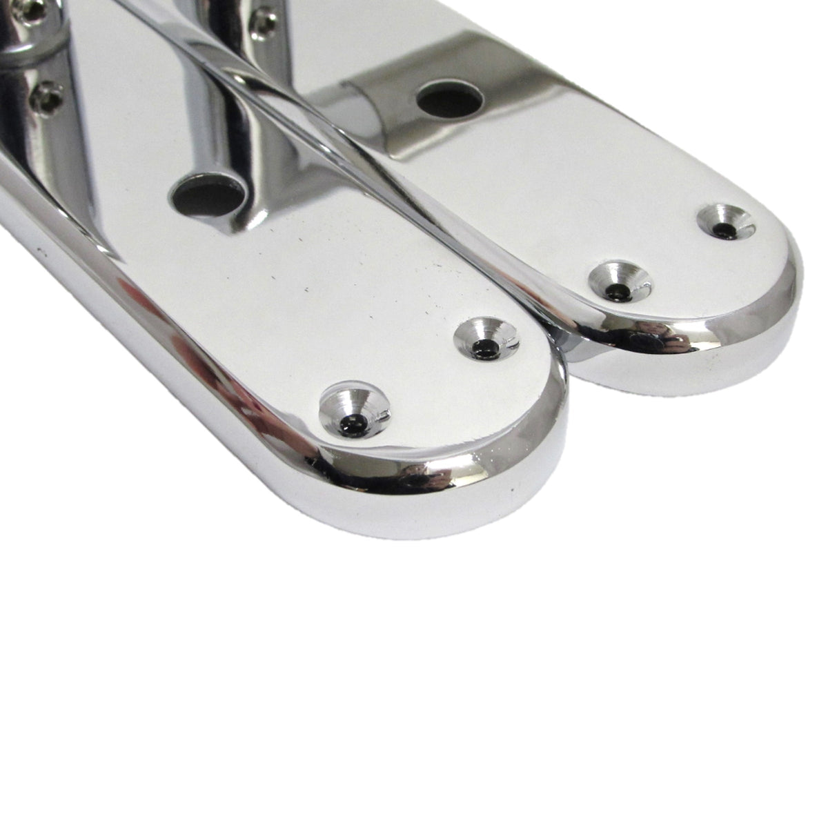 Marketplace JPG companion for Door Handles Mitred Straight Lever Bath Lock Duo - Chrome Satin 180mm X 40mm
