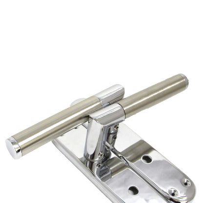 Marketplace JPG companion for Door Handles Mitred Straight Lever Bath Lock Pack Duo - Chrome Satin 180mm X 40mm