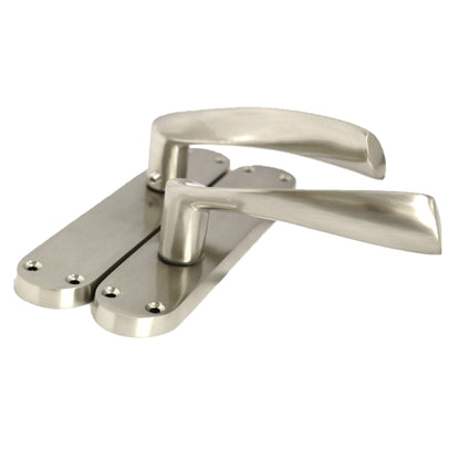 Marketplace JPG companion for Monja Astrid Door Handles Arched Lever Satin Latch Hinges Pack