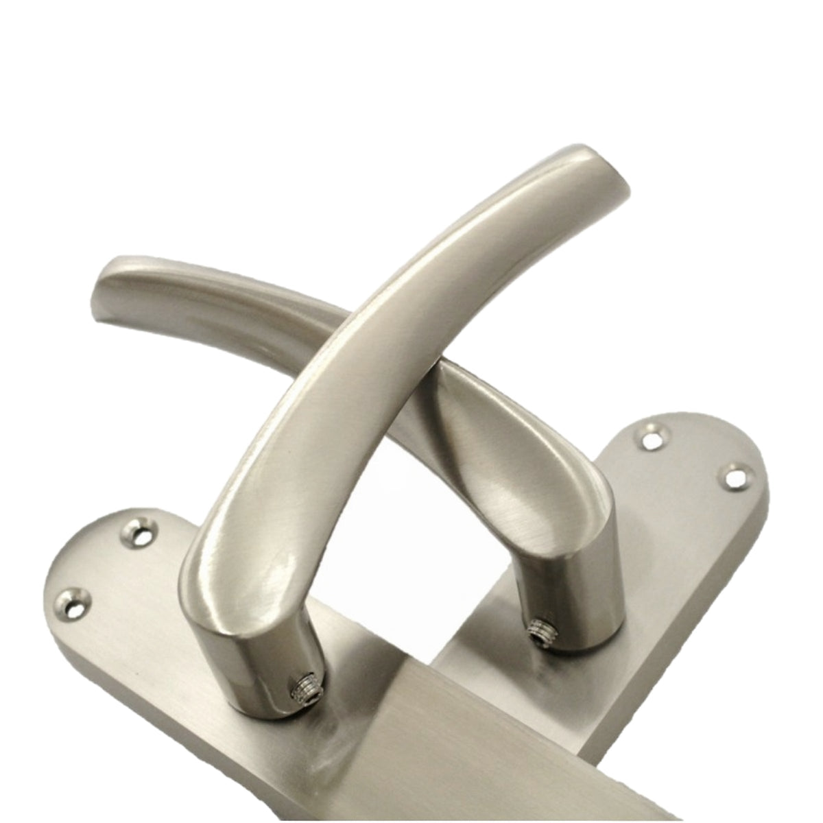 Marketplace JPG companion for Monja Astrid Door Handles Arched Lever Satin Latch Hinges Pack