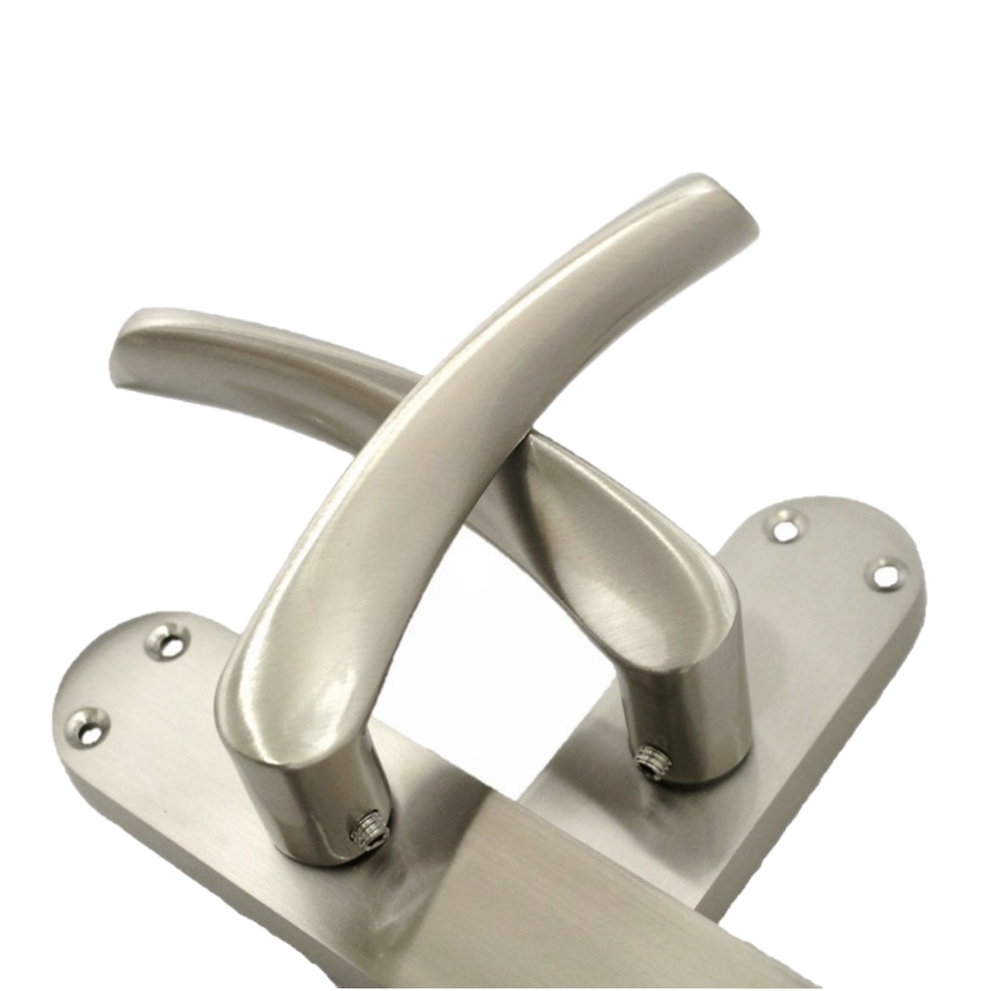 Marketplace JPG companion for Monja Astrid Door Handles Arched Lever Satin Latch Hinges Pack