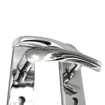 Marketplace JPG companion for Monja Astrid Door Handles Arched Lever Polished Chrome Key Lock