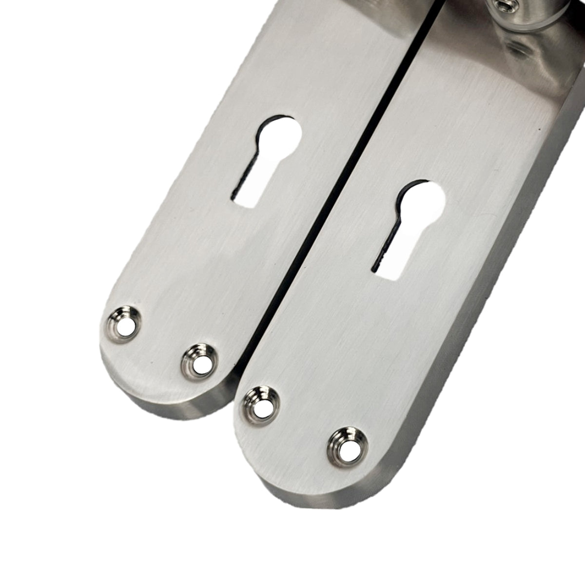 Marketplace JPG companion for Monja Astrid Door Handles Arched Lever Satin Key Lock