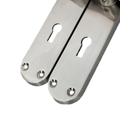 Marketplace JPG companion for Monja Astrid Door Handles Arched Lever Satin Key Lock