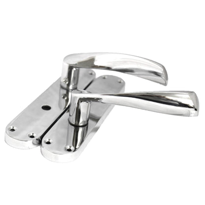 Marketplace JPG companion for Monja Astrid Door Handles Arched Lever Polished Chrome Bathroom Lock