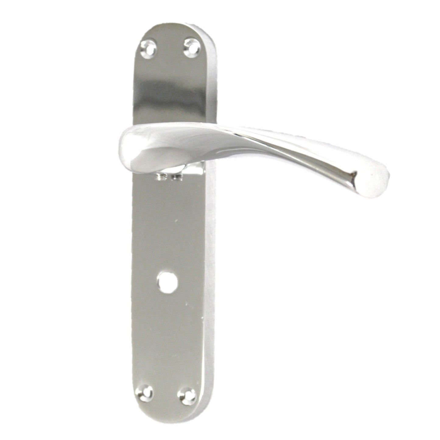 Marketplace JPG companion for Monja Astrid Door Handles Arched Lever Polished Chrome Bathroom Lock