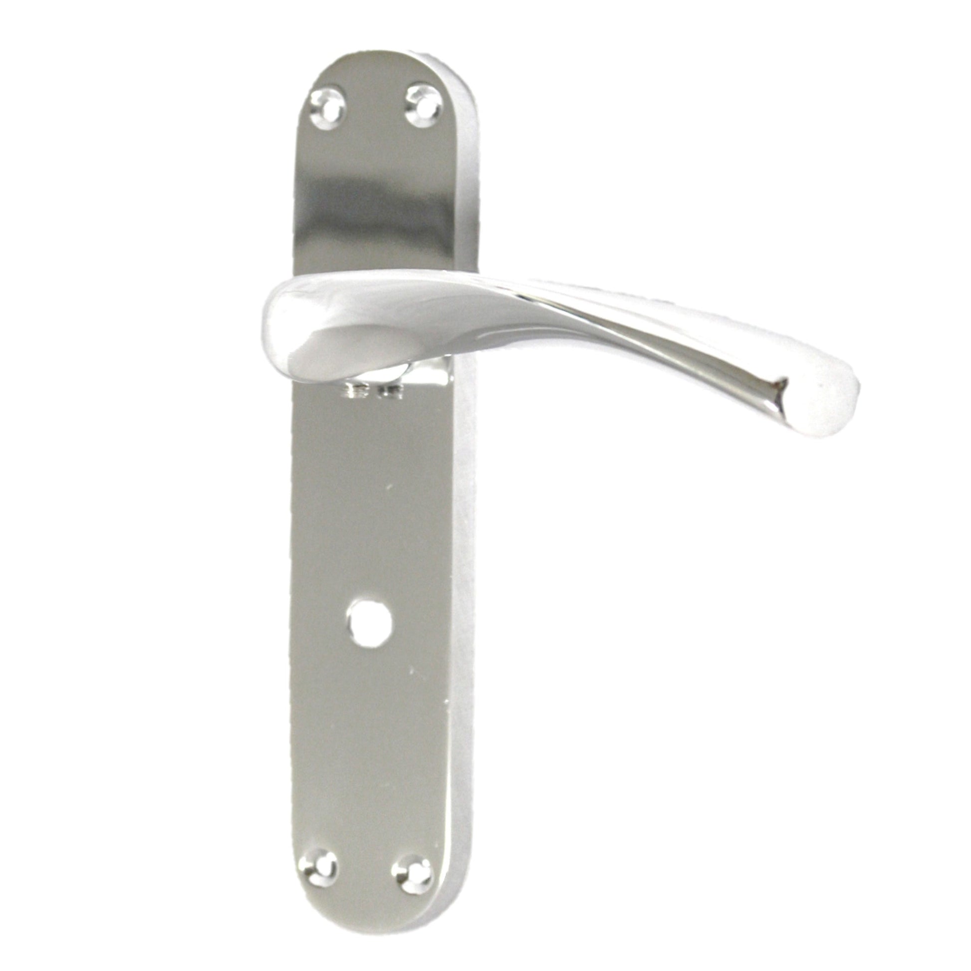 Marketplace JPG companion for Monja Astrid Door Handles Arched Lever Polished Chrome Bathroom Lock