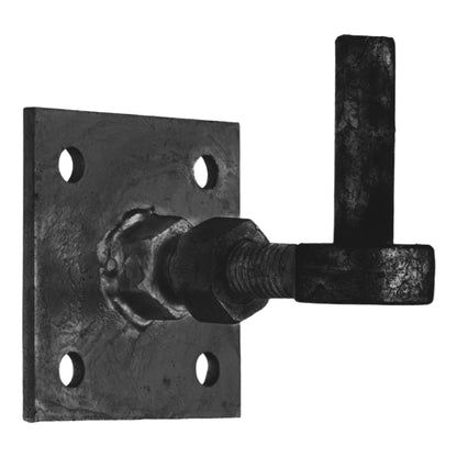Marketplace JPG companion for Adjustable Gate Hinge 19mm Hook on 100mm (4" x 4") Plate Black - Stable/Field/Farm
