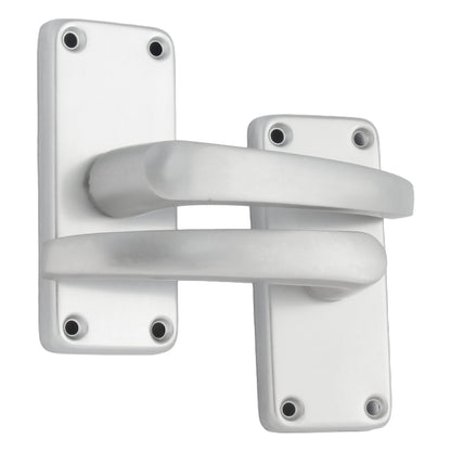 Marketplace JPG companion for Aluminium Latch Handles Modern Internal Straight Lever Door Handle Pack Satin Silver - 7mm