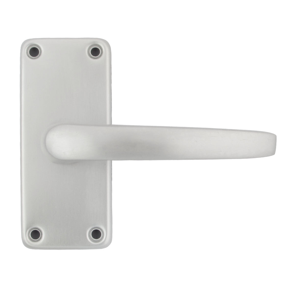 Marketplace JPG companion for Aluminium Latch Handles Modern Internal Straight Lever Door Handle Satin Silver - 7mm