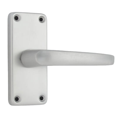 Marketplace JPG companion for Aluminium Latch Handles Modern Internal Straight Lever Door Handle Pack Satin Silver - 7mm