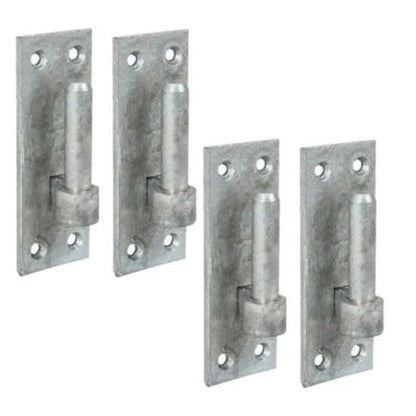 Marketplace JPG companion for Heavy Duty Gate Hooks 2 Pairs for Band Gate Hinge Brackets 19mm Pin Galv