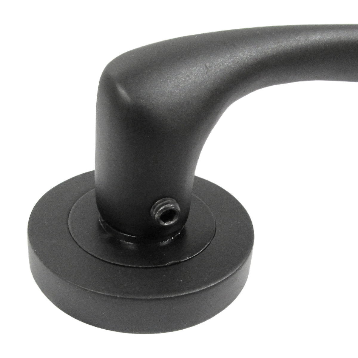 Marketplace JPG companion for Zena Door Handle Bathroom Set Modern Design Matt Black Lever on Rose Internal Thumb Turn