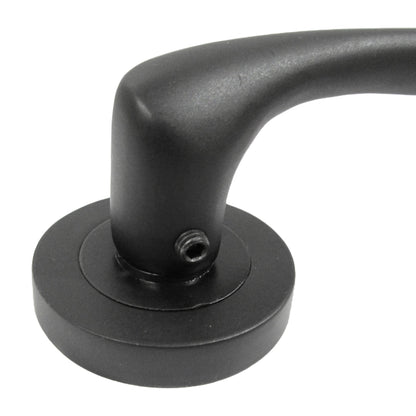 Marketplace JPG companion for Zena Door Handle Bathroom Set Modern Design Matt Black Lever on Rose Internal Thumb Turn