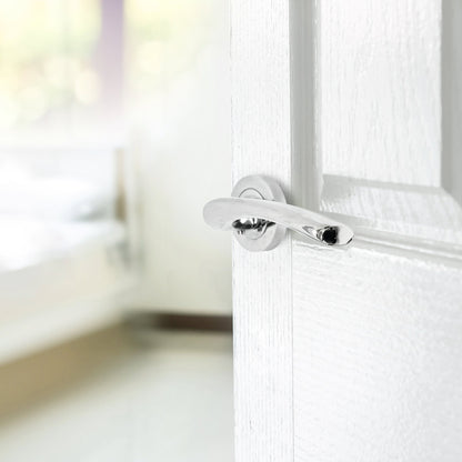 Marketplace JPG companion for Zena Door Handle Modern Design Chrome Lever on Rose Internal Latch Handles