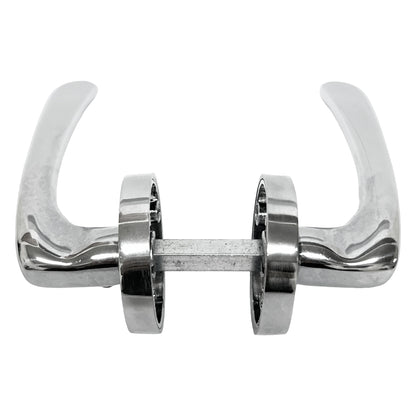 Marketplace JPG companion for Zena Door Handle Modern Design Chrome Lever on Rose Internal + Latch & Hinges