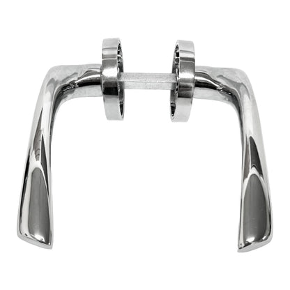 Marketplace JPG companion for Zena Door Handle Modern Design Chrome Lever on Rose Internal + Latch & Hinges