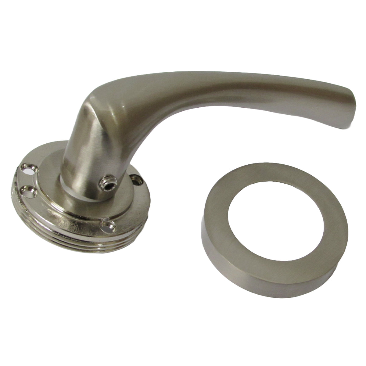 Marketplace JPG companion for Zena Door Handle Modern Design Satin Nickel Lever on Rose Internal Latch Handles