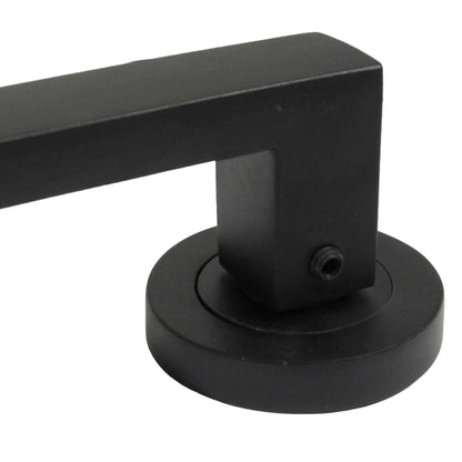 Marketplace JPG companion for Cafri Door Handle Modern Matt Black Rectangular Lever on Rose Internal Latch Handles