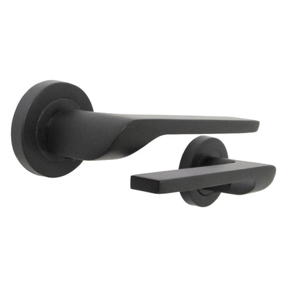 Marketplace JPG companion for UNO-2 Door Handle Bathroom Set Modern Matt Black Lever on Rose Internal Thumb Turn Set