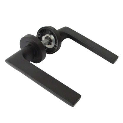 Marketplace JPG companion for UNO-2 Door Handle Modern Matt Black Lever on Rose Internal Latch Internal Door Handles