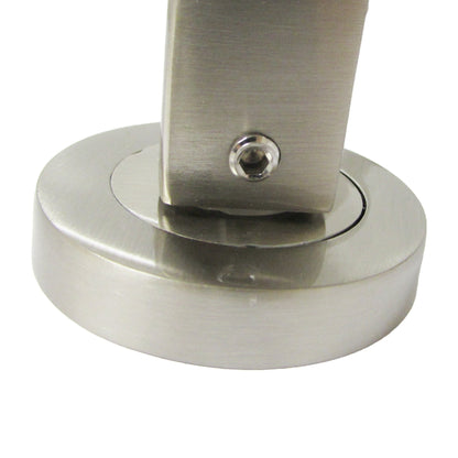 Marketplace JPG companion for UNO-2 Door Handle Lock Key Set Modern Satin Nickel Lever on Rose Internal Escutcheon