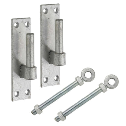 Marketplace JPG companion for Galvanised Gate Hinge Bracket 12mm / 16mm / 19mm & Adjustable Eye Bolt 100mm / 150mm Pair