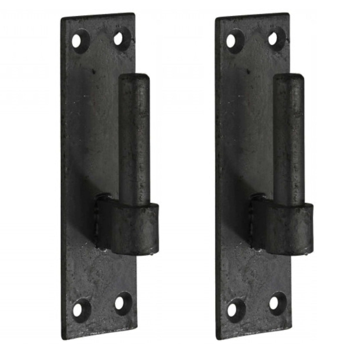 Marketplace JPG companion for 2 Heavy Duty Gate Hooks for Band Gate Hinge Brackets 16mm Pin Black - 165mm X 45mm
