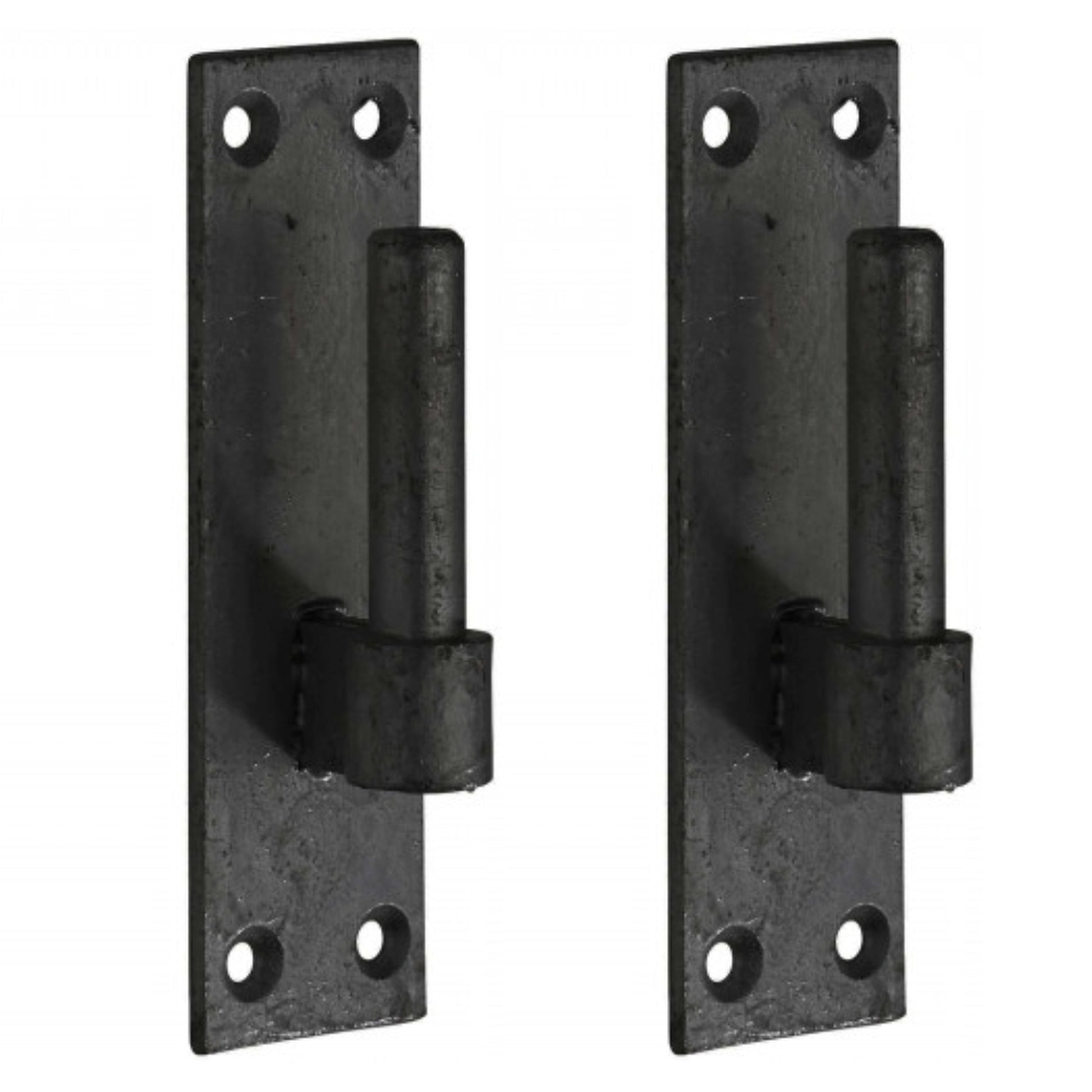 Marketplace JPG companion for 2 Heavy Duty Gate Hooks for Band Gate Hinge Brackets 16mm Pin Black - 165mm X 45mm