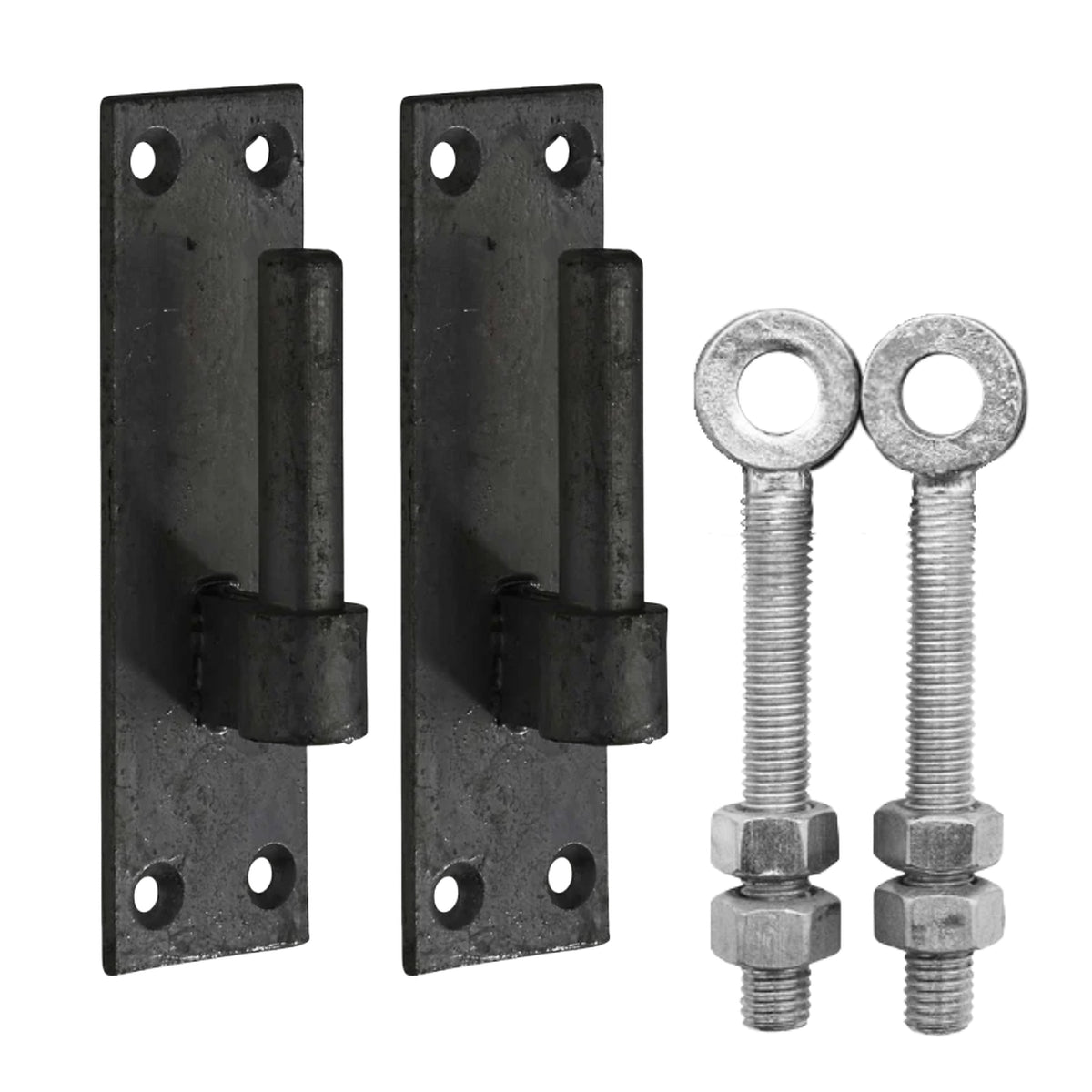 Marketplace JPG companion for Black Gate Hinge Bracket & Adjustable Eye Bolt Pair 12mm / 16mm / 19mm