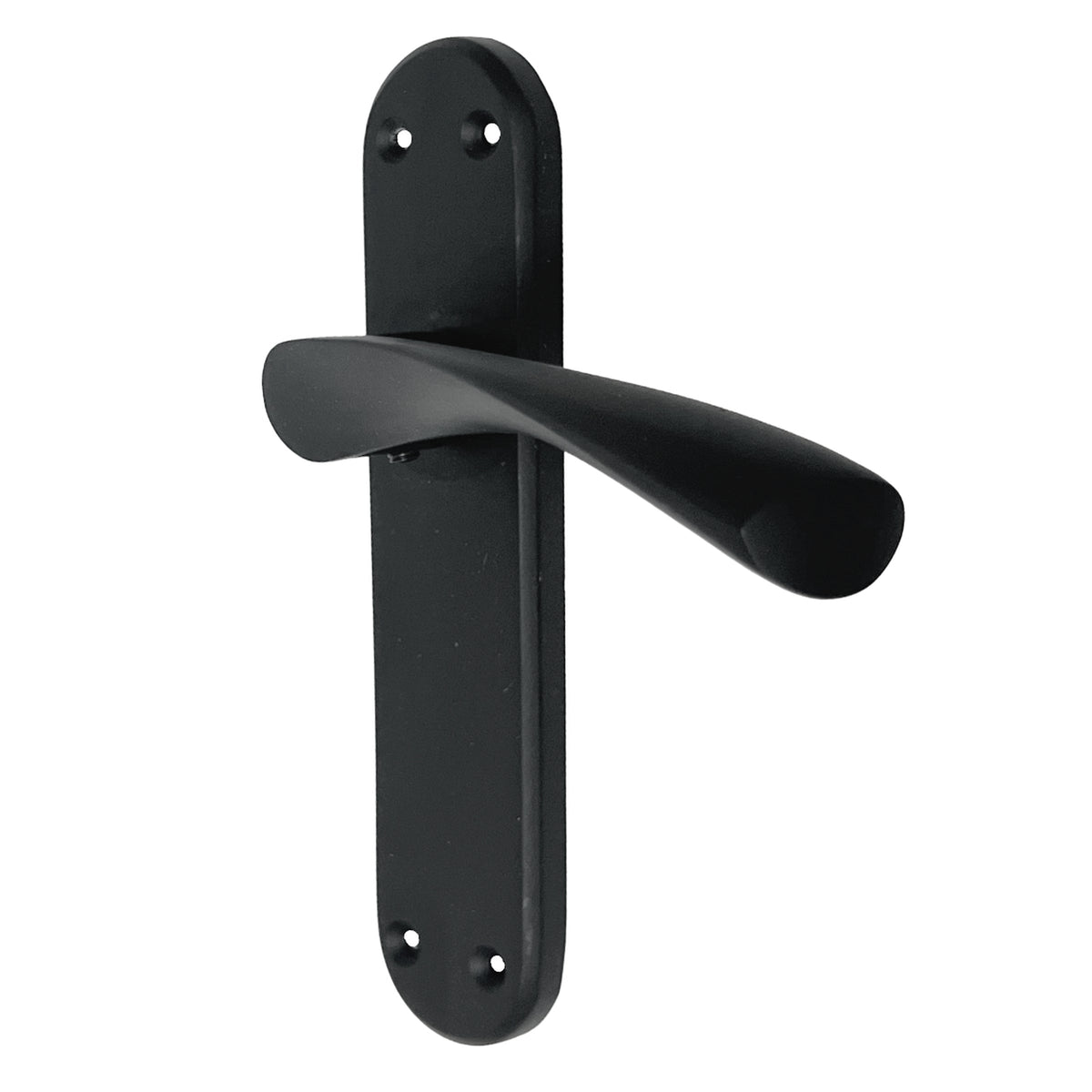 Marketplace JPG companion for London Astrid Twist Door Handle Matt Black Lever on Backplate with Latch Hinges - 179mm X 40mm