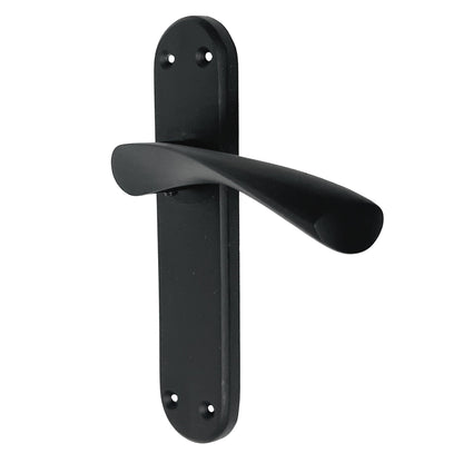 Marketplace JPG companion for London Astrid Twist Door Handle Matt Black Lever on Backplate with Latch Hinges - 179mm X 40mm