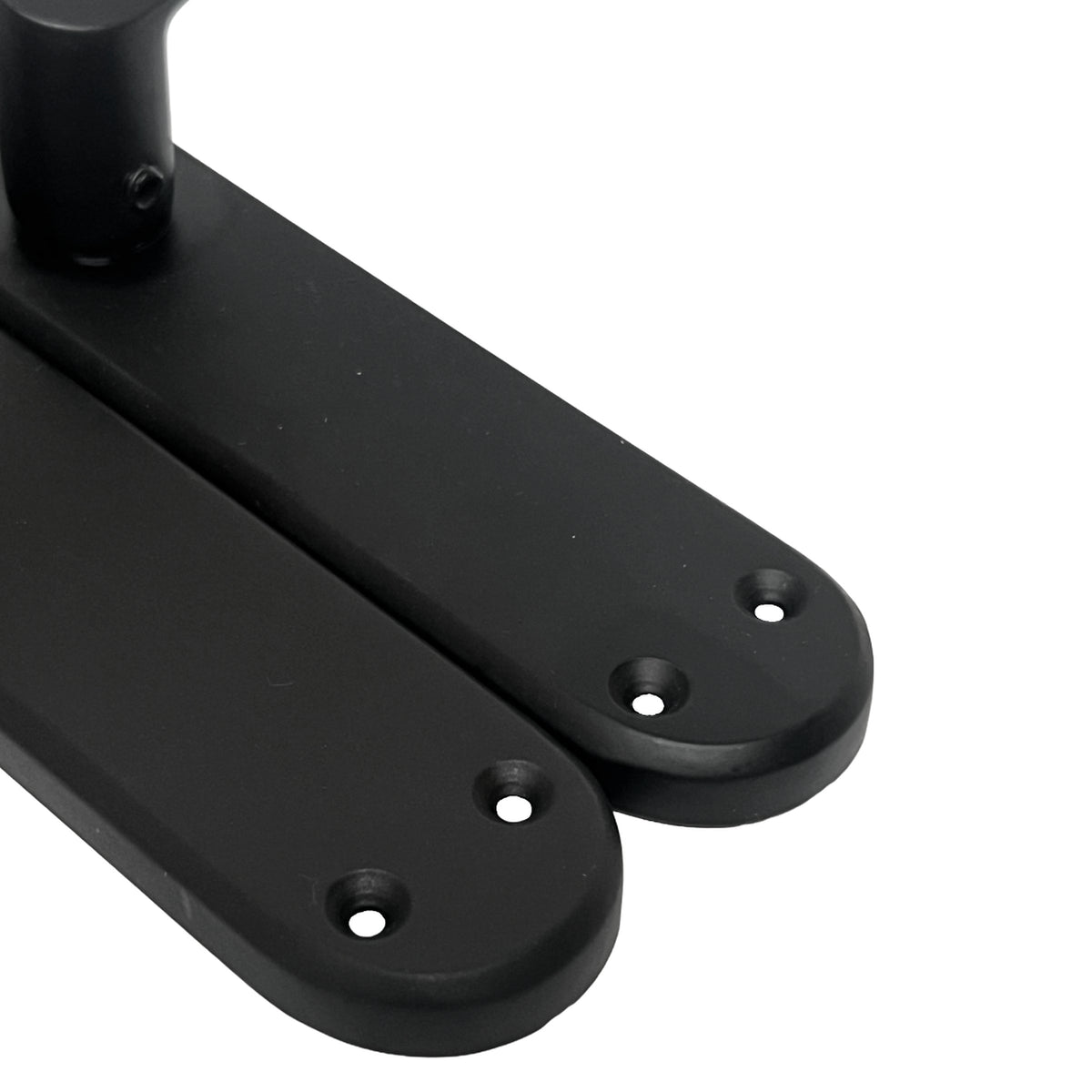 Marketplace JPG companion for London Astrid Twist Door Handle Matt Black Lever on Backplate with Latch - 179mm X 40mm
