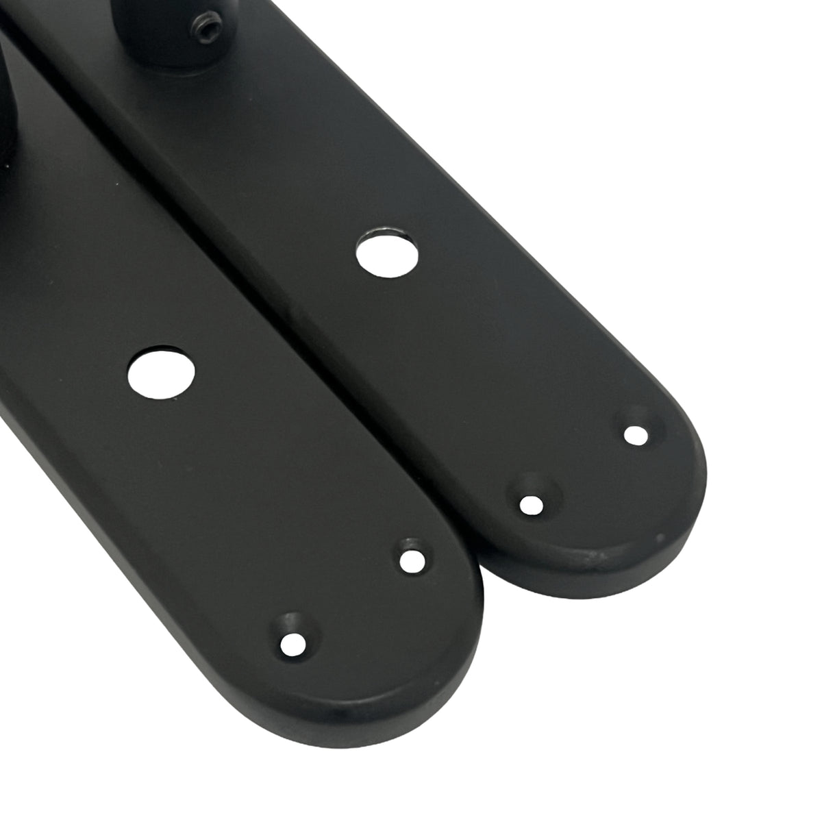 Marketplace JPG companion for London Astrid Twist Door Handle Matt Black Bathroom Handles with Lock - 179mm X 40mm