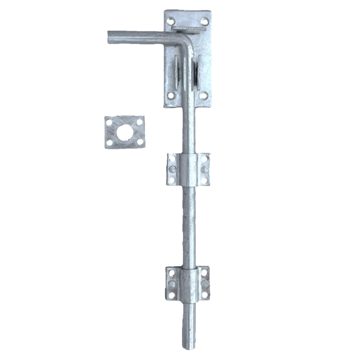 Marketplace JPG companion for Drop Bolt 12" 18" 24" Gate Garage Heavy Duty Lock Galvanised or Black