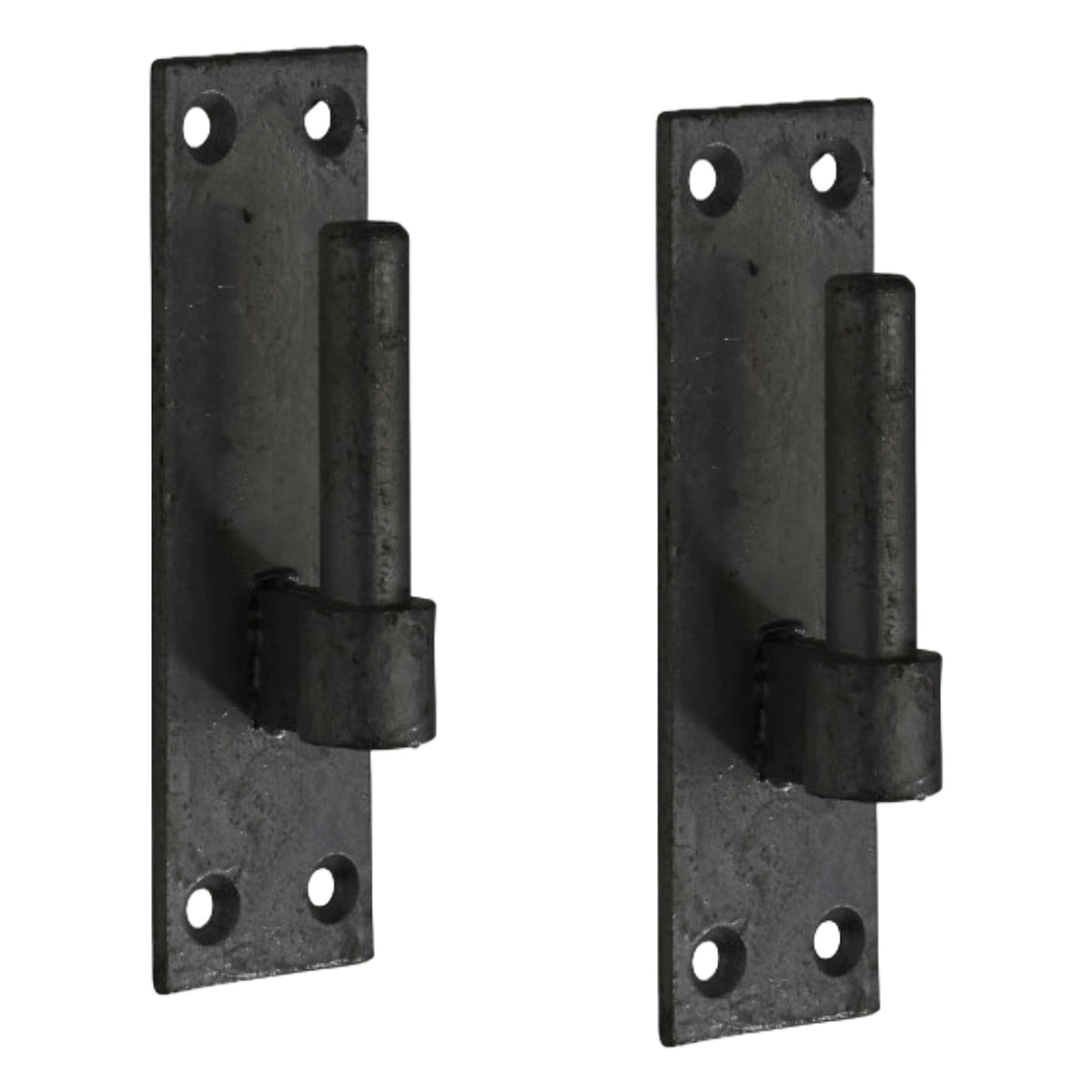 Marketplace JPG companion for 2 Heavy Duty Gate Hooks for Band Gate Hinge Brackets 19mm Pin Black