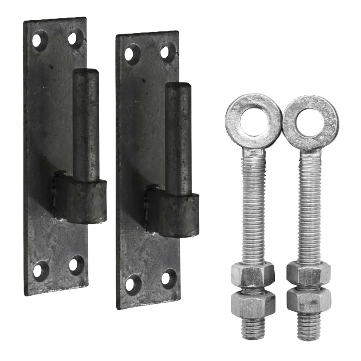 Marketplace JPG companion for Black Gate Hinge Bracket & Adjustable Eye Bolt Pair 12mm / 16mm / 19mm