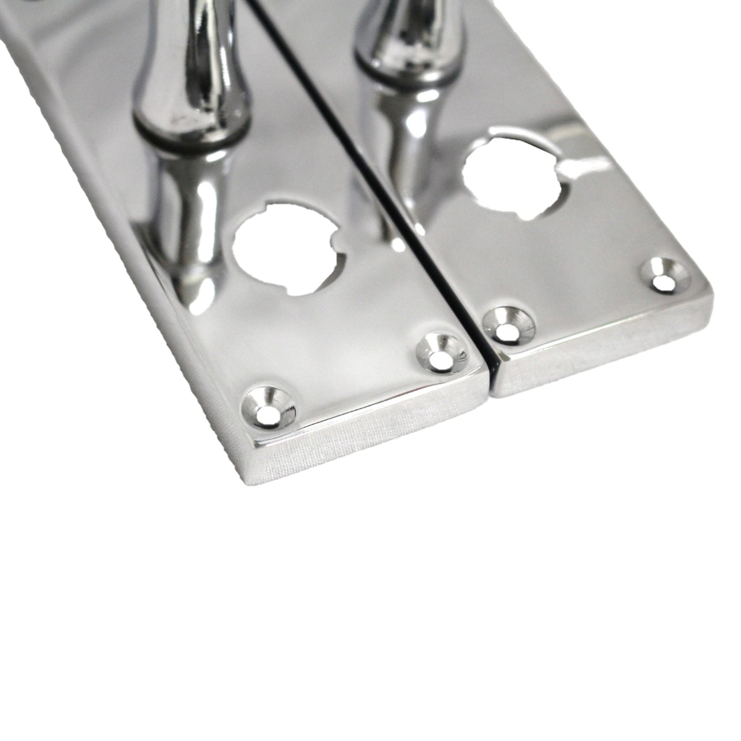Marketplace JPG companion for Door Handles Scroll Bathroom WC Privacy Lock - Chrome 118 X 40mm Latch Pack