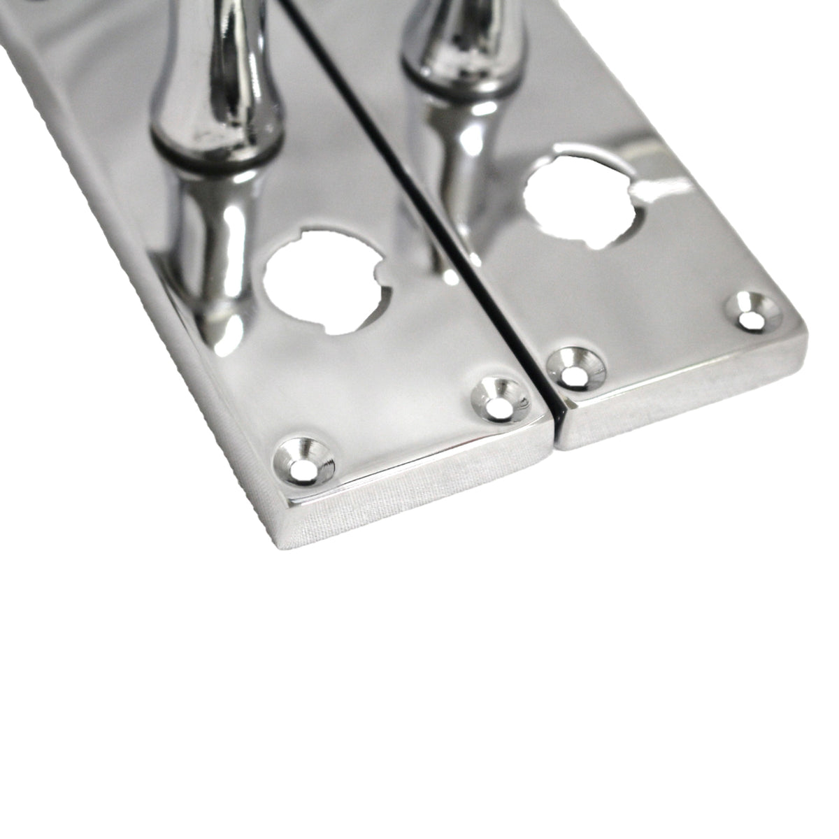 Marketplace JPG companion for Door Handles Scroll Bathroom WC Privacy Lock - Chrome 118 X 40mm