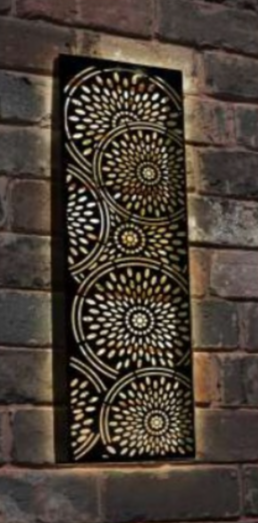 Metal Moroccan Solar Wall Panel Large/Small