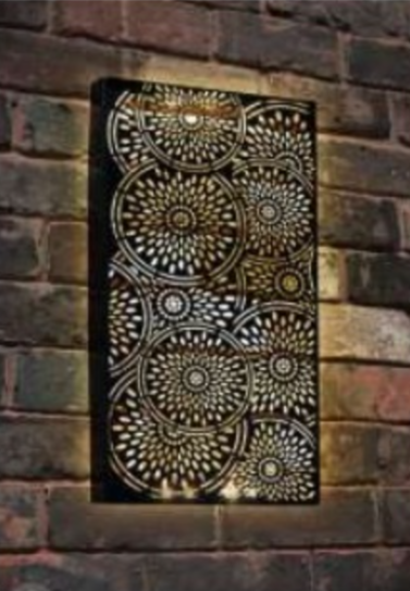 Metal Moroccan Solar Wall Panel Large/Small
