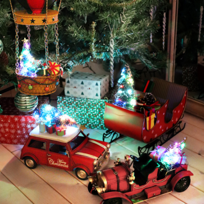 Betley Butterfly LED Vintage Vehicle Christmas Ornament