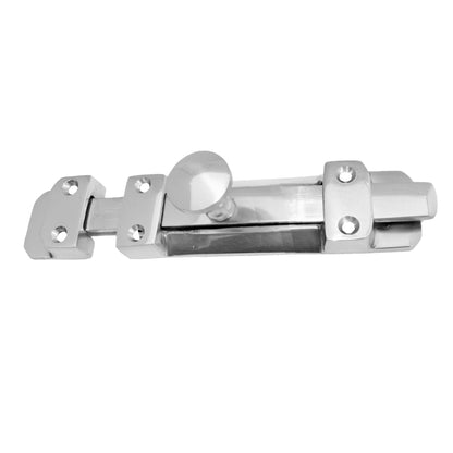 Marketplace JPG companion for 4" Inch & 6" Inch Flat Bolt Tower Door Bolt Latch Chrome 1-4