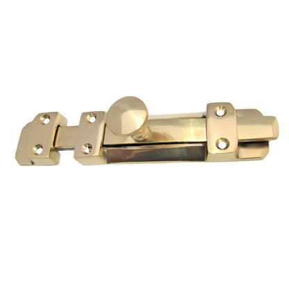 Marketplace JPG companion for 4" Inch & 6" Inch Flat Bolt Tower Door Bolt Latch Brass 1-4