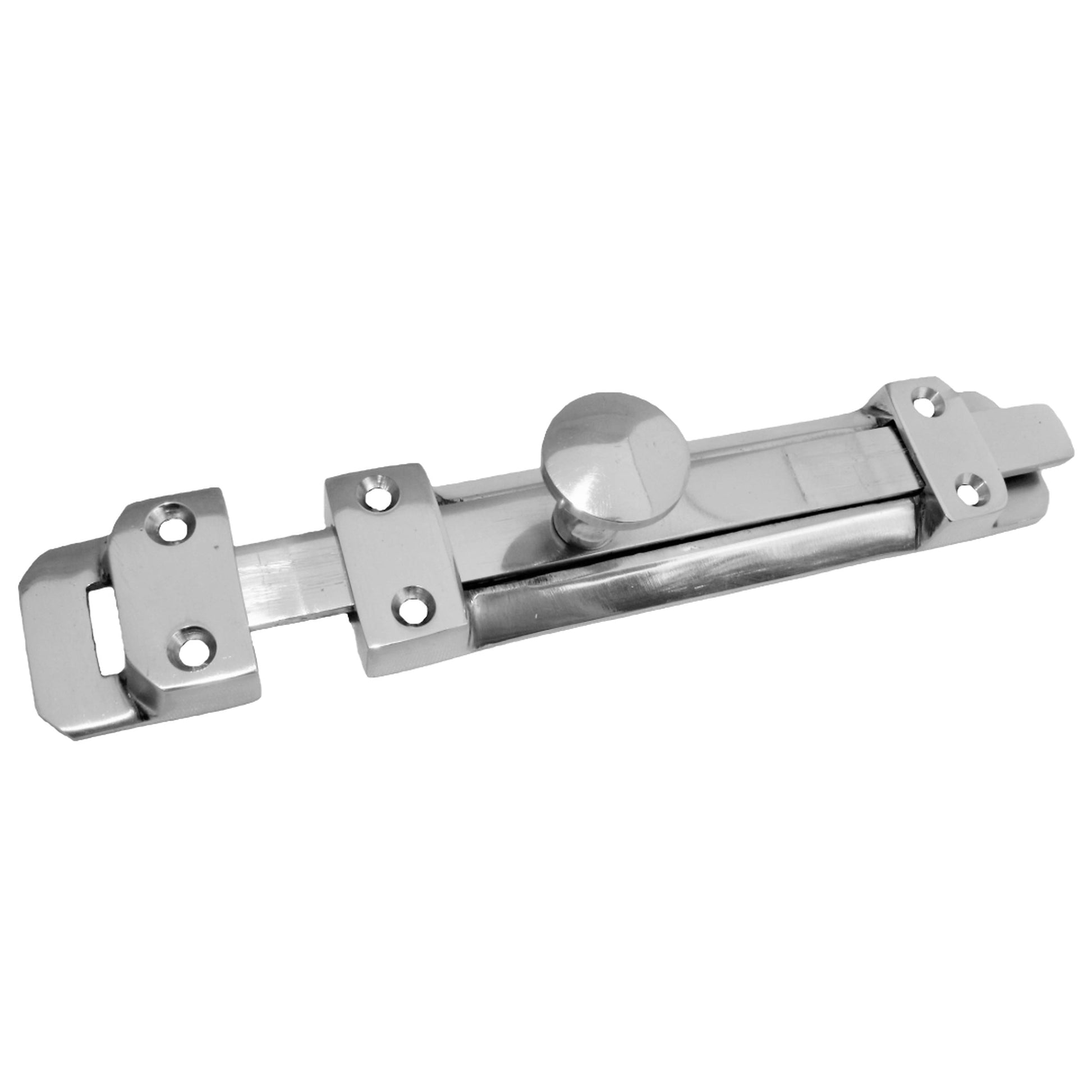 Marketplace JPG companion for 4" Inch & 6" Inch Flat Bolt Tower Door Bolt Latch Chrome 1-4
