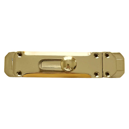 Marketplace JPG companion for Brass Flat Door Bolt Slide Latch Lock 4" (100mm) 6" (150mm) - Pack of 1, 2 or 4
