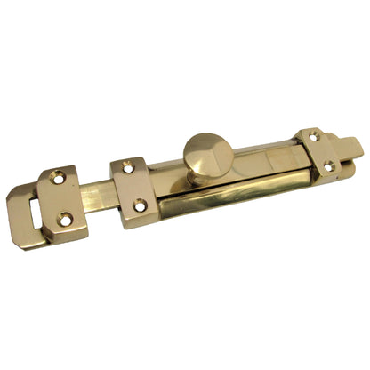 Marketplace JPG companion for 4" Inch & 6" Inch Flat Bolt Tower Door Bolt Latch Brass 1-4